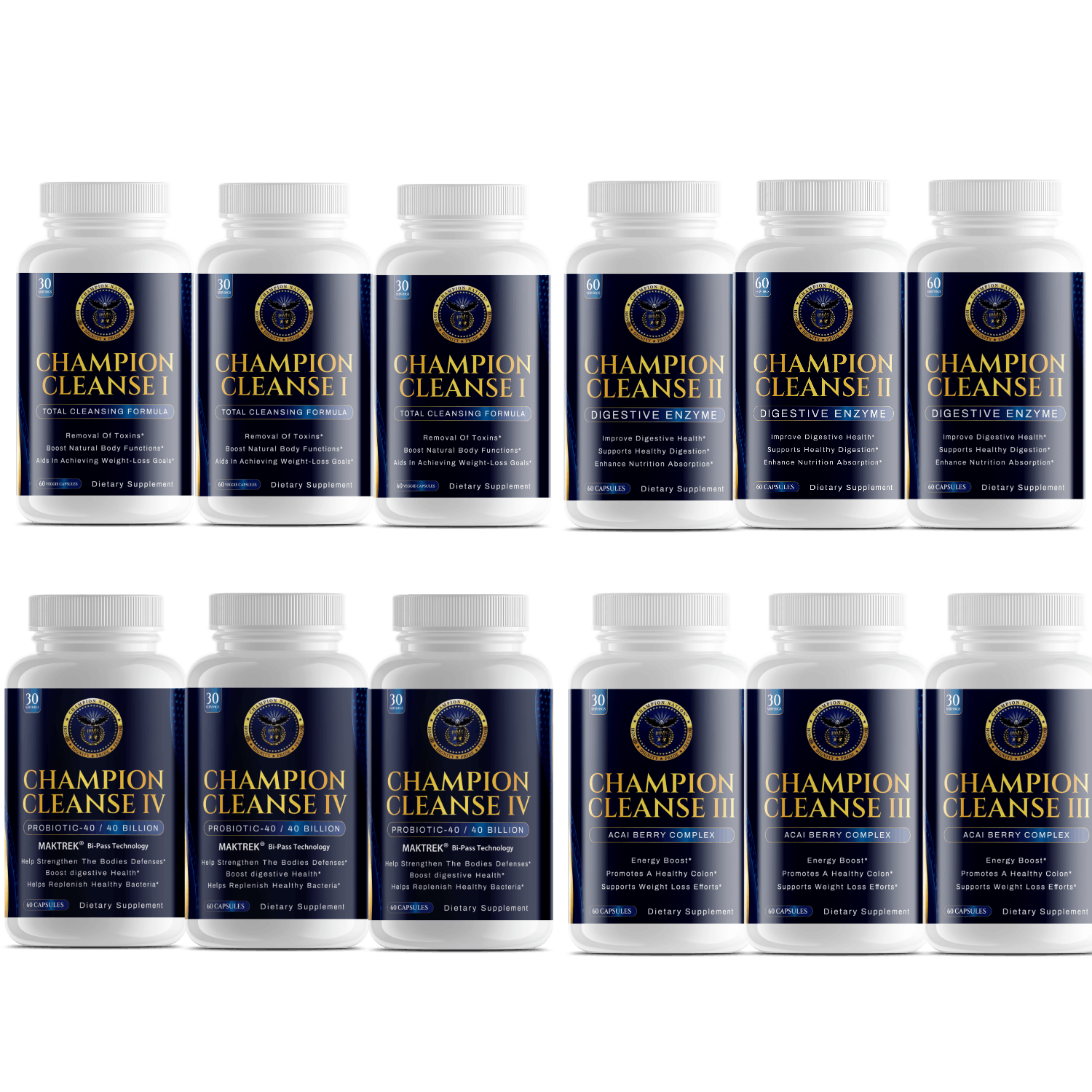 Champion Cleanse Bundle 90-days