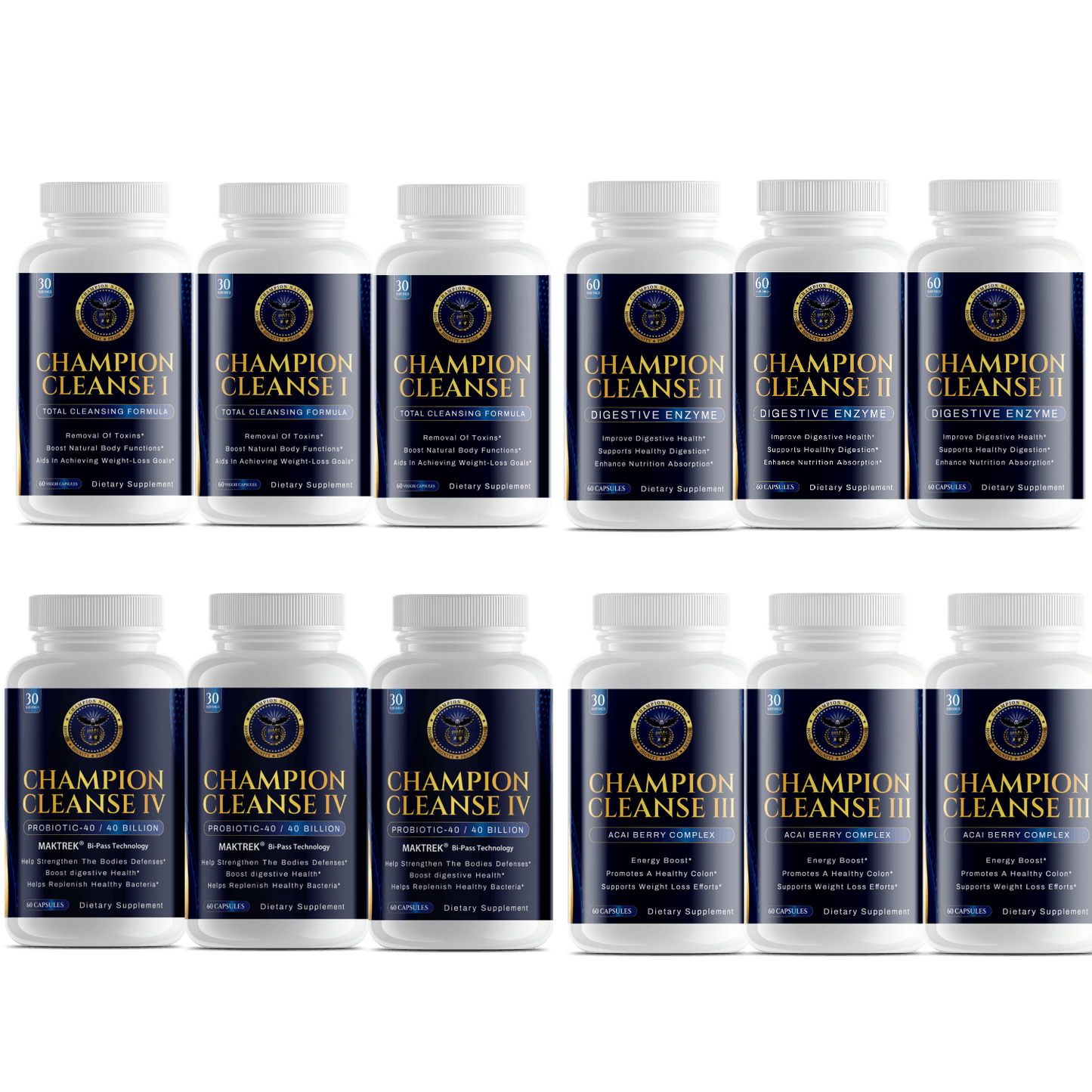 Champion Cleanse Bundle 90-days